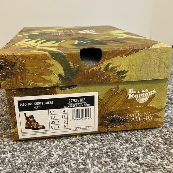 Doc Martens The National Gallery Van Gogh Sunflowers Boots NWT 🔥🔥🔥 - Picture 8 of 8